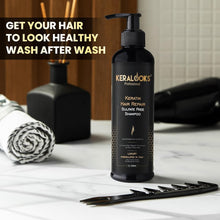 Load image into Gallery viewer, keratin shampoo+mask Combo pack (250ml) and Argan hair serum 50ml |Promote silky,smooth,and frizz-free hair (Sulphate-free)