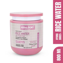 Load image into Gallery viewer, Hydra Boost+Rice water Hair Mask/Spa for Nourishing,Hydrating, Strengthens, Repair, Softens & Hair growth formula- Free from Sulfate, Parabens, cruelty & minerals oil- 800ML Visit the keralooks professional Store