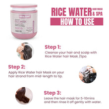 Load image into Gallery viewer, Hydra Boost+Rice water Hair Mask/Spa for Nourishing,Hydrating, Strengthens, Repair, Softens & Hair growth formula- Free from Sulfate, Parabens, cruelty & minerals oil- 800ML Visit the keralooks professional Store