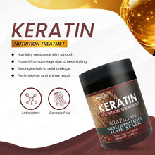 Load image into Gallery viewer, Keralooks professional® keratin Brazilian nourishing hair mask (1000ml)