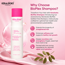 Load image into Gallery viewer, Bioplex sulfate free shampoo 300ml with nano fusion technology |Straight|Smooth|Revived