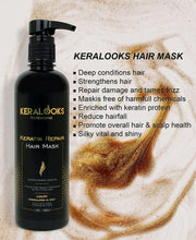 Load image into Gallery viewer, Keralooks Professional® Smoothing Plus Keratin Hair Mask For Dry And Frizzy Damaged Hair. (500 ml)
