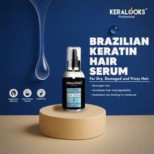 Load image into Gallery viewer, Brazillian keratin hair serum for dry,tangles,damage &frizzy hair – 110ml