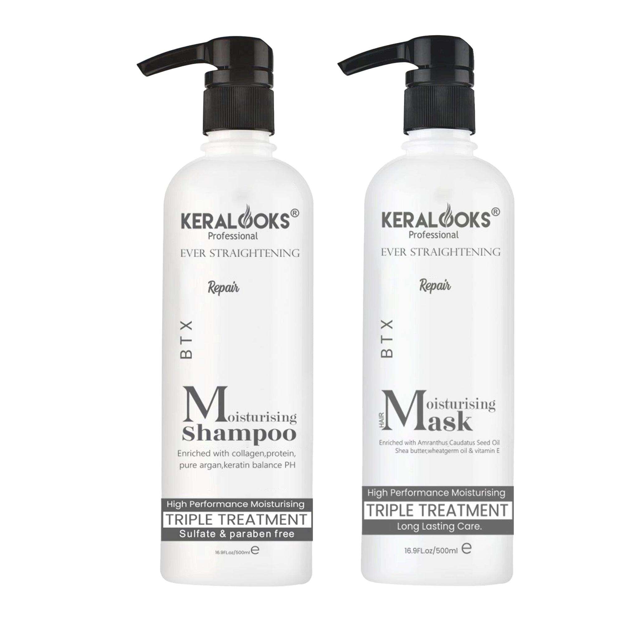 Hair Botox shampoo and mask |500ml| (combo set) Moiturising
