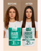Load image into Gallery viewer, Hair straightening therepy and neautrilizer cream (500ml each) No.1 and No.2