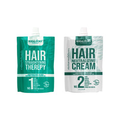 Load image into Gallery viewer, Hair straightening therepy and neautrilizer cream (500ml each) No.1 and No.2