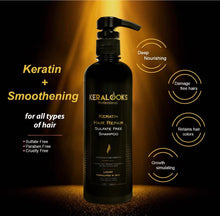 Load image into Gallery viewer, Keratin Sulphate Free Shampoo and Mask Combo Pack (500ml each)
