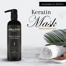 Load image into Gallery viewer, Keratin Sulphate Free Shampoo and Mask Combo Pack (500ml each)
