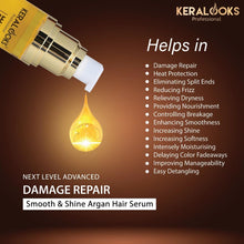 Load image into Gallery viewer, keratin shampoo+mask Combo pack (250ml) and Argan hair serum 50ml |Promote silky,smooth,and frizz-free hair (Sulphate-free)
