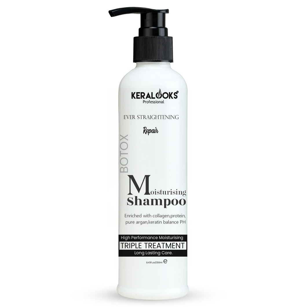 Keralooks professional® Moisturizing ever straightening repair hair btx shampoo for Dry | Damaged & Frizzy Hair-250ml