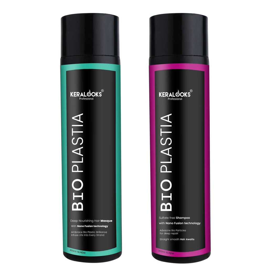 Bioplastia/Nanoplastia sulfate free hair shampoo and masque for chemically treated hair |Damaged Hair|Dry and frizzy hair