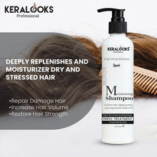 Load image into Gallery viewer, Keralooks professional® Moisturizing ever straightening repair hair btx shampoo for Dry | Damaged &amp; Frizzy Hair-250ml
