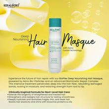 Load image into Gallery viewer, Bioplex Sulfate-Free Shampoo, Hair Masque (300ml COMBO) with Nano Fusion Technology, Smart Proteins, Bio Active Lipids for Straight, Smooth, Revived Hair.
