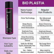 Load image into Gallery viewer, Bioplastia sulfate free shampoo (300ml) with nano fusion technology |straight |Smooth |Deep repair
