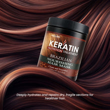 Load image into Gallery viewer, Keralooks professional® keratin Brazilian nourishing hair mask (1000ml)
