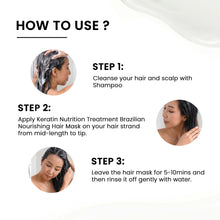 Load image into Gallery viewer, Keralooks professional® keratin Brazilian nourishing hair mask (1000ml)
