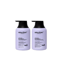 Load image into Gallery viewer, Keratin B-Complex Smoothening Hair (COMBO 250ML EACH) with Biotin, Collagen, Argan Oil, Sulfate-Free, for Dry Damaged &amp; chemically treated hair
