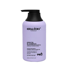 Load image into Gallery viewer, Keratin B-complex smoothening shampoo 500ml For Thin &amp; Dry Hair |color-safe|sulfate &amp; paraben free
