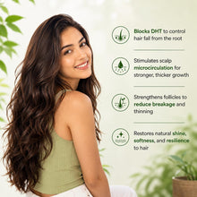 Load image into Gallery viewer, Ginseng &amp; Onion Shampoo and Conditioner Combo (300ml + 300ml) for Hair Growth &amp; Hair Breakage Control | Onion, Rosemary &amp; Anagain Extract Shampoo &amp; Conditioner Combo Kit for Smooth &amp; Healthy Hair
