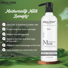 Load image into Gallery viewer, Hair Botox shampoo and mask |500ml| (combo set) Moiturising ever straightening

