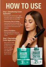 Load image into Gallery viewer, Hair straightening therepy and neautrilizer cream (500ml each) No.1 and No.2
