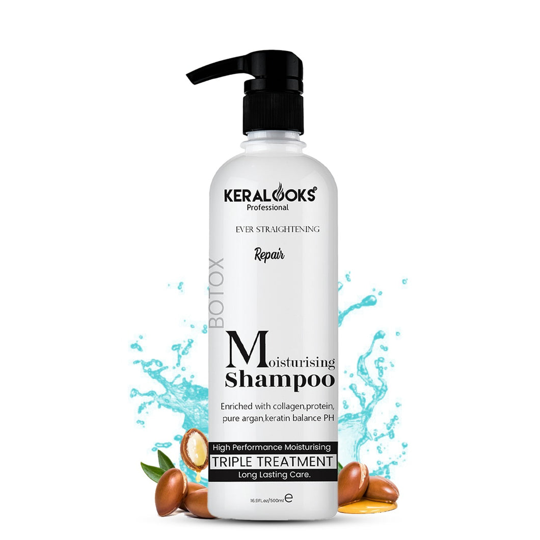 Keralooks professional ® moisturising Repair straight shampoo 500ml